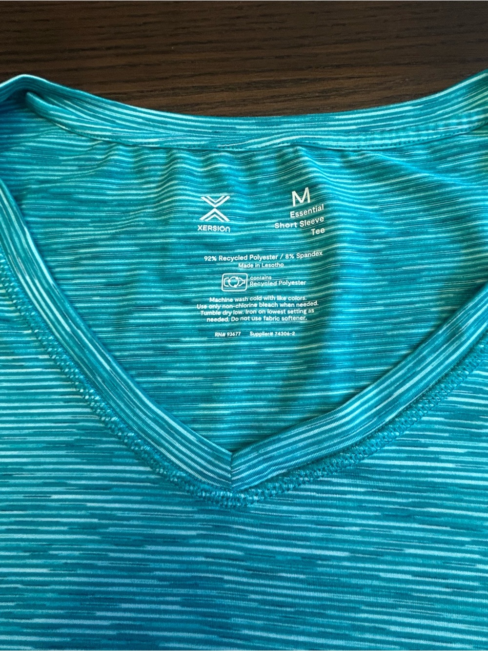 Xersion Essential Performance Tee Bundle 2 Medium Blue & Teal Shirts - Picture 8 of 8